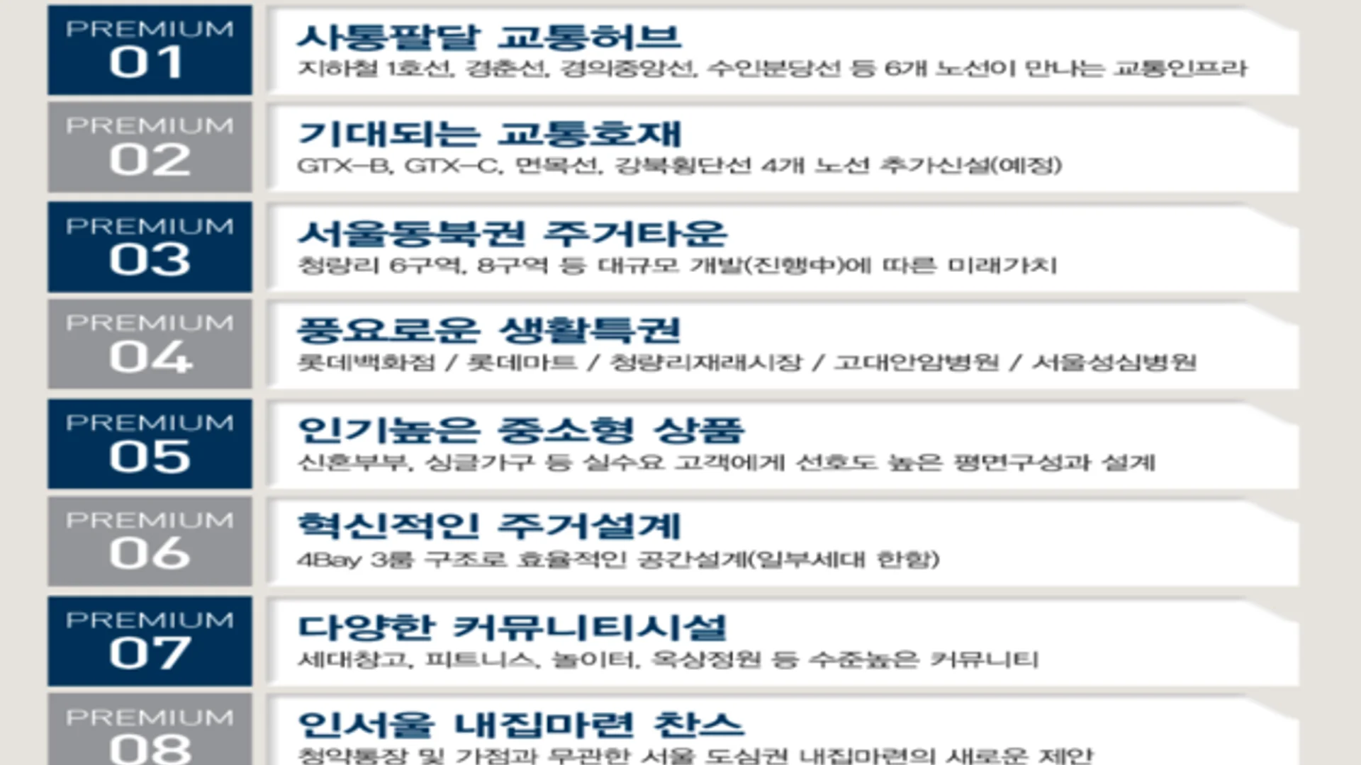 청량리 시그니처 전농 커뮤니티